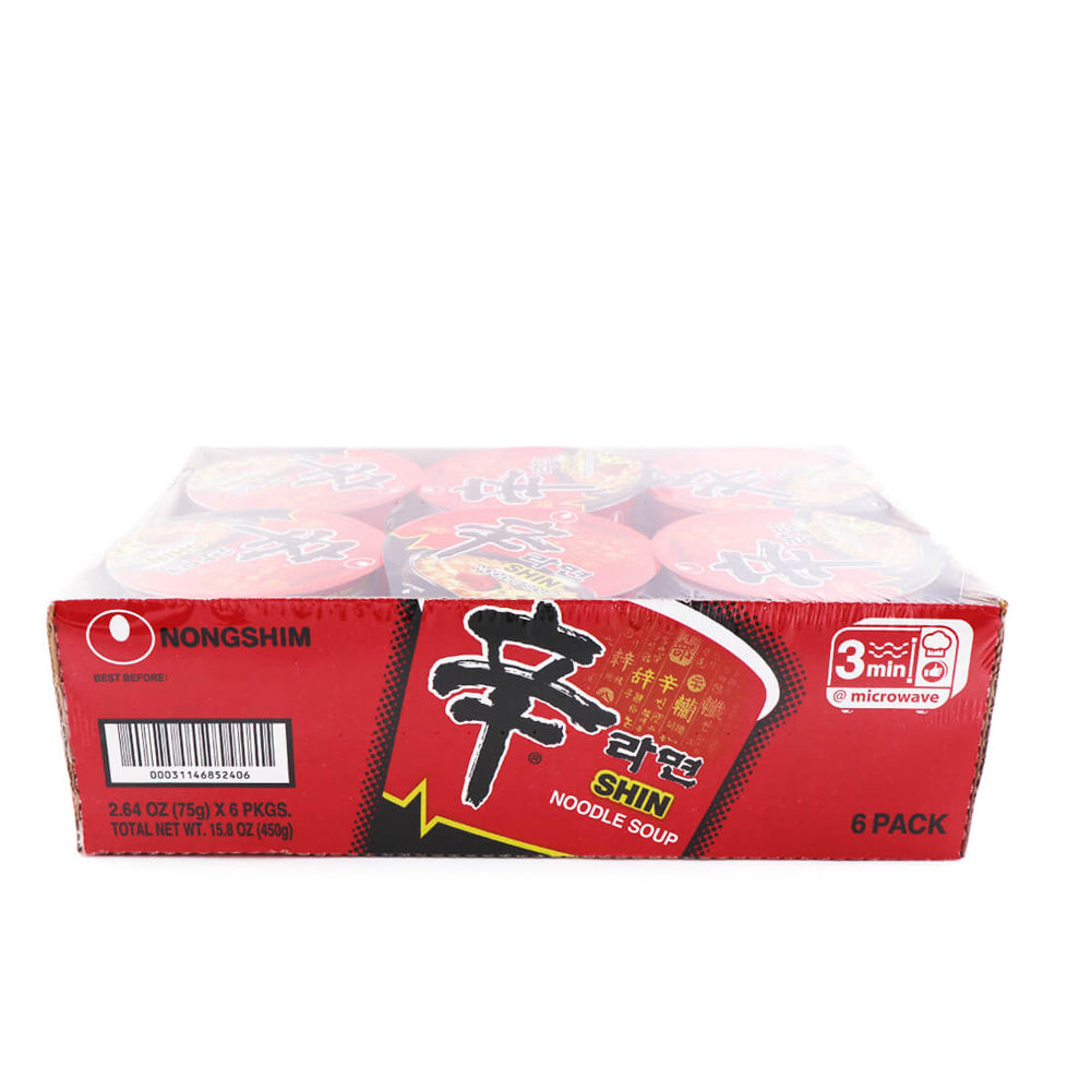 Nongshim Shin Cup 75g X 6