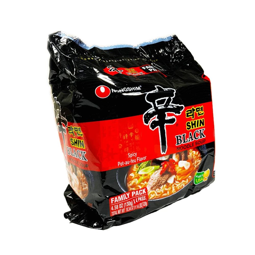 Nongshim Shin Black Ramyun Multi 4.58oz x 4