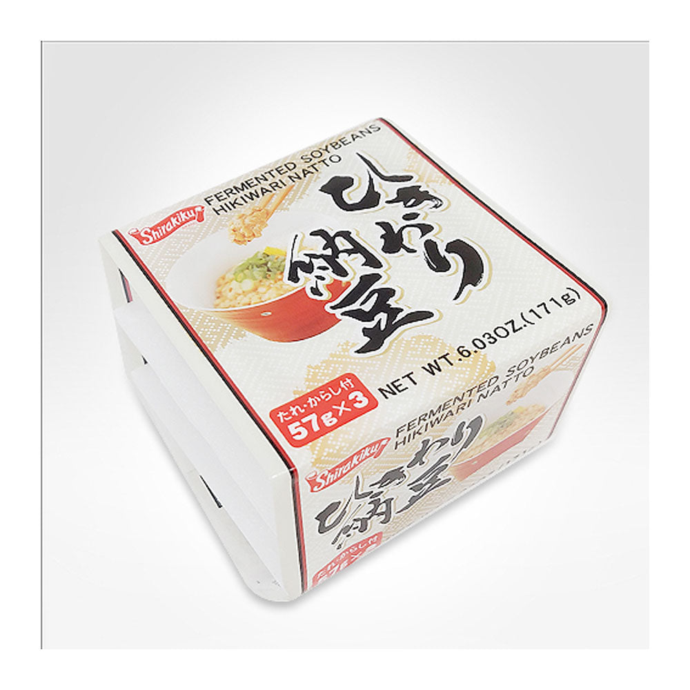 Shirakiku Fermented Soybeans Hikiwari Natto 57g x 3