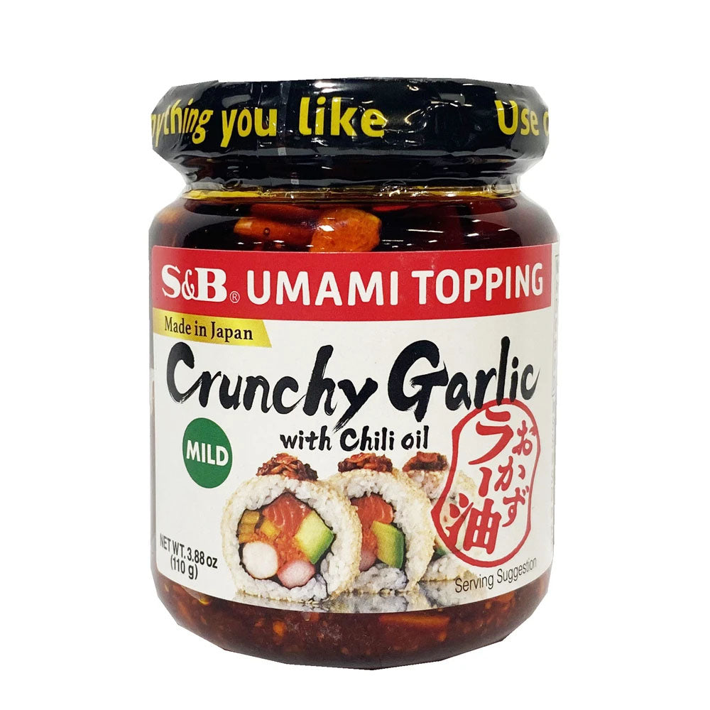 S&B Crunch Garlic With Chili Oil 110g