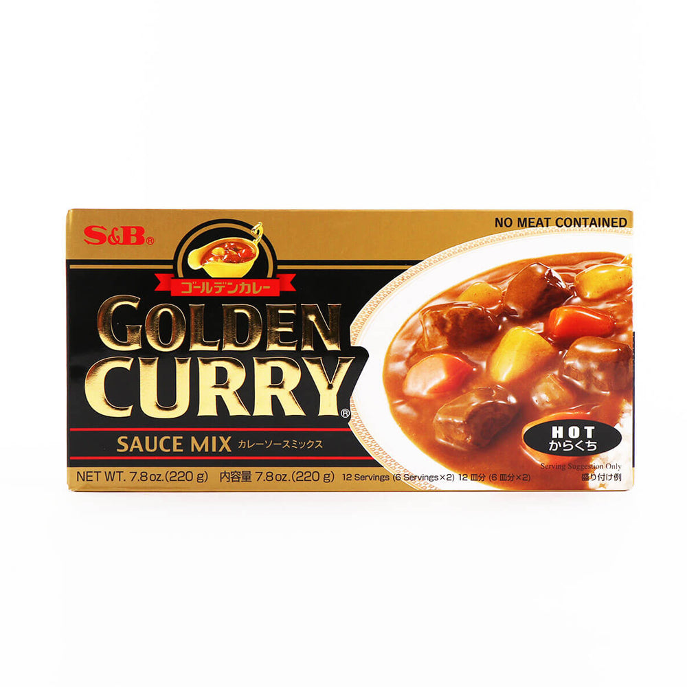 S&B Golden Curry Mix Hot