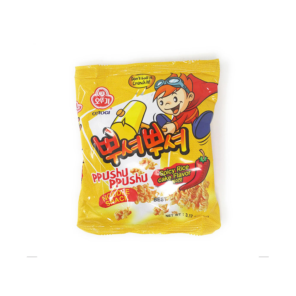 Ottogi Ppushu Ppushu Spicy Rice Cake Flavor 90g