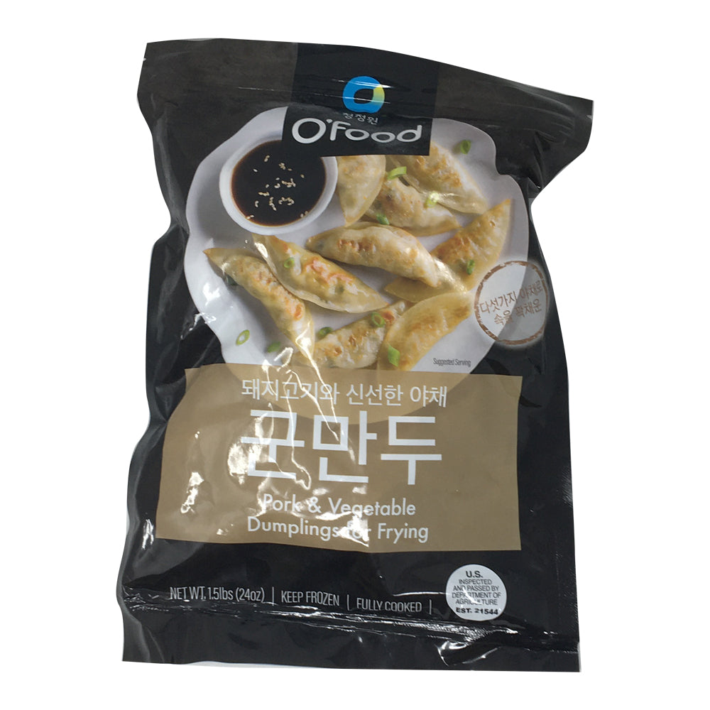 Chungjungone Pork & Vegetable Dumplings For Frying 24oz