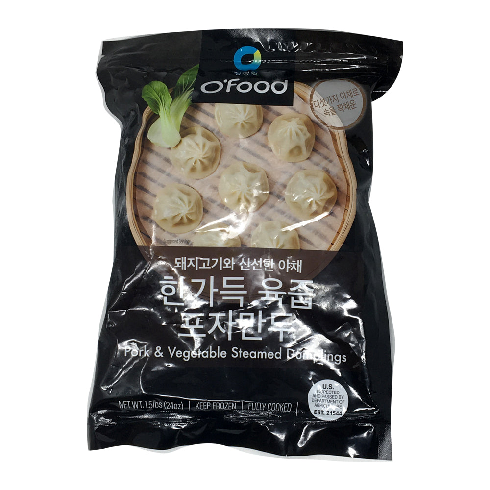 Chungjungone Pork & Vegetable Steamed Dumplings 24oz