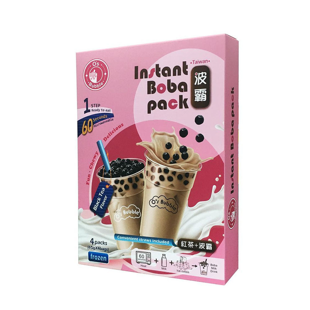 O's Bubble Instant Boba Black Tea 65g x 4