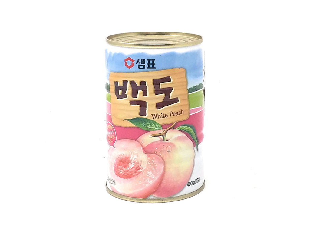 Sempio Canned White Peach Halves 400g