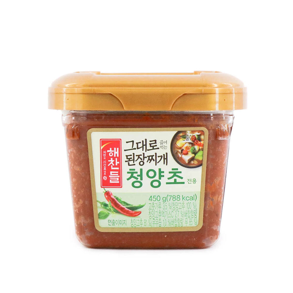 CJ Soybean Paste For Stew Hot Pepper Flavor 450g