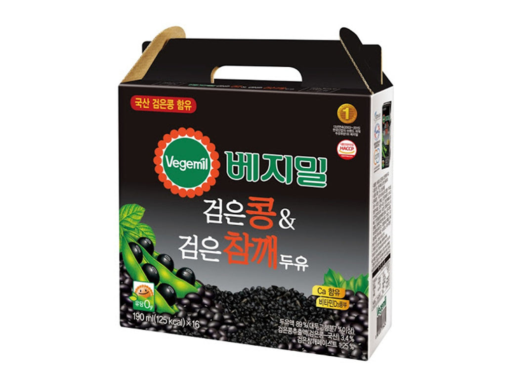 Dr. Chung's Food Vegemil Black Bean & Black Sesame Soymilk 190ml X 16