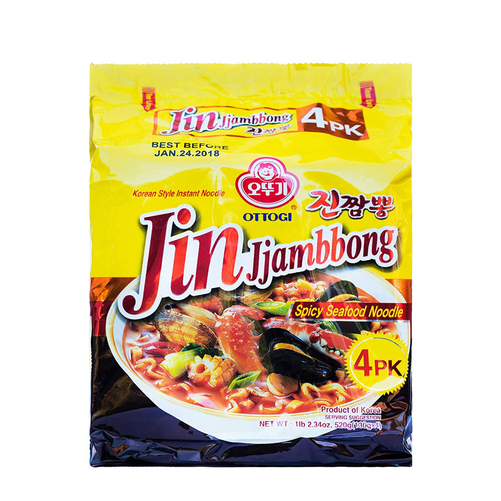 Ottogi Jin Jjambbong 130g X 4