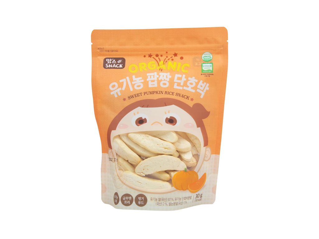 Mom's Snack Organic Sweet Pumpkin Rice Snack 30g